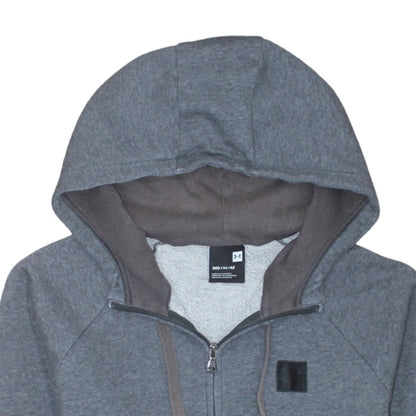 Mens UK Size M Under armour Grey Full Zip Hoodie