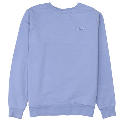 Womens UK Size M FILA Blue Pullover Sweatshirt