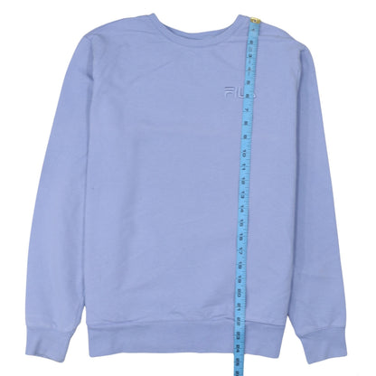 Womens UK Size M FILA Blue Pullover Sweatshirt