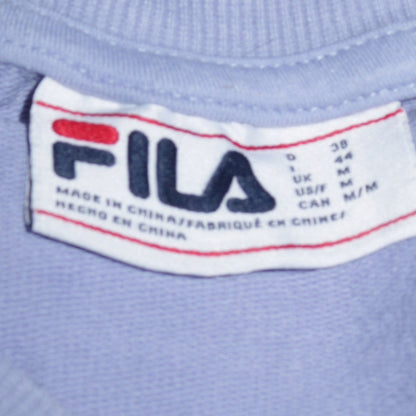 Womens UK Size M FILA Blue Pullover Sweatshirt