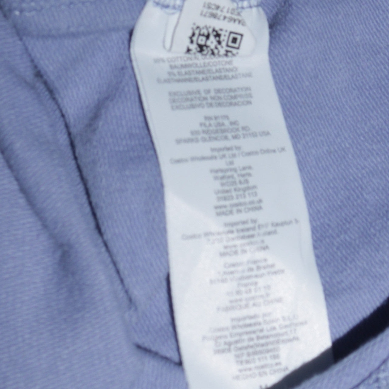 Womens UK Size M FILA Blue Pullover Sweatshirt