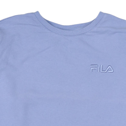 Womens UK Size M FILA Blue Pullover Sweatshirt