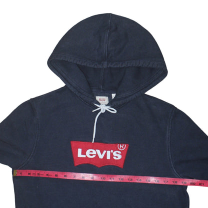Mens UK Size S Levi's Blue Pullover Hoodie