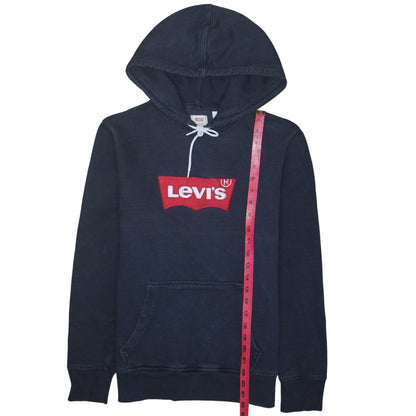 Mens UK Size S Levi's Blue Pullover Hoodie