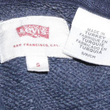 Mens UK Size S Levi's Blue Pullover Hoodie