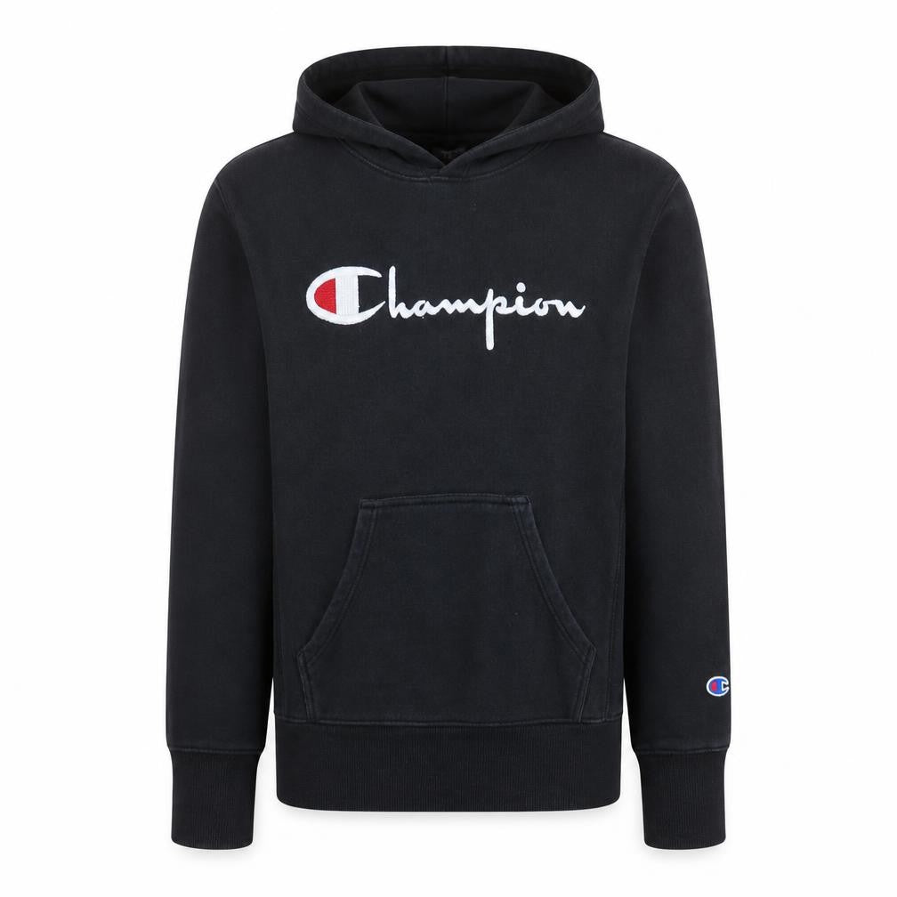 Mens UK Size S Champion Black Pullover Hoodie