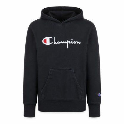 Mens UK Size S Champion Black Pullover Hoodie