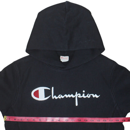 Mens UK Size S Champion Black Pullover Hoodie