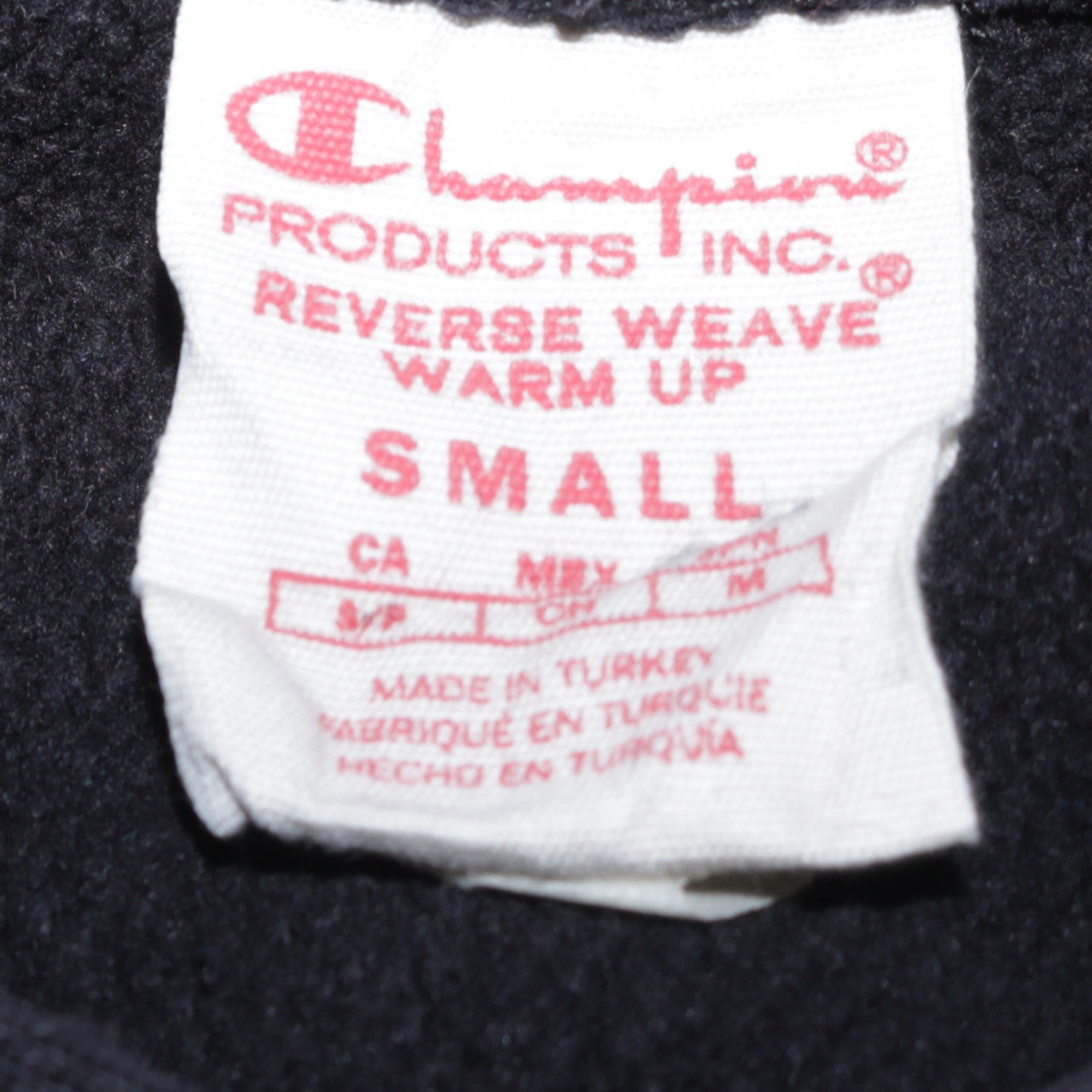 Mens UK Size S Champion Black Pullover Hoodie