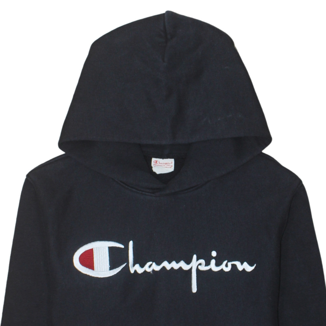Mens UK Size S Champion Black Pullover Hoodie