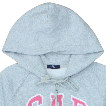 Womens UK Size S Gap Grey Full Zip Hoodie