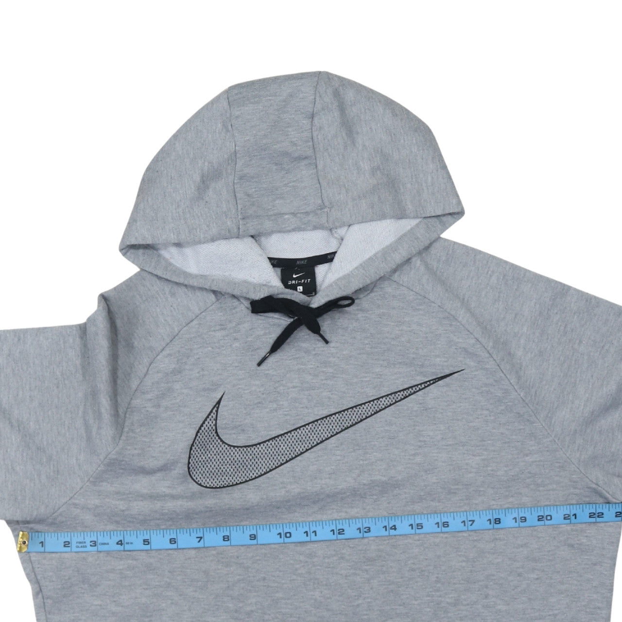 Mens UK Size L Nike Grey Pullover Hoodie
