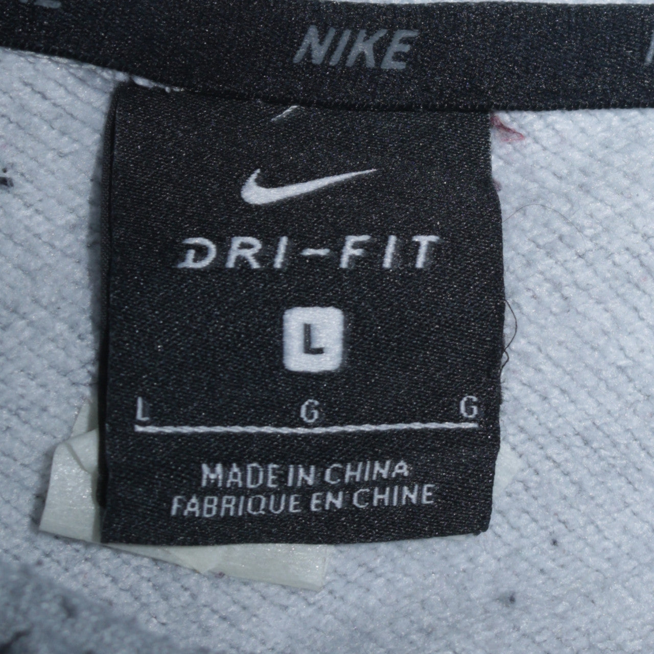 Mens UK Size L Nike Grey Pullover Hoodie