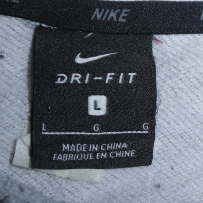 Mens UK Size L Nike Grey Pullover Hoodie