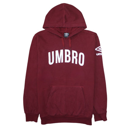 Mens UK Size XL Umbro Red Pullover Hoodie