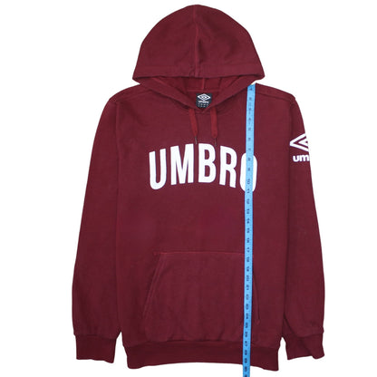 Mens UK Size XL Umbro Red Pullover Hoodie