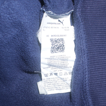 Mens UK Size M PUMA Blue Pullover Hoodie