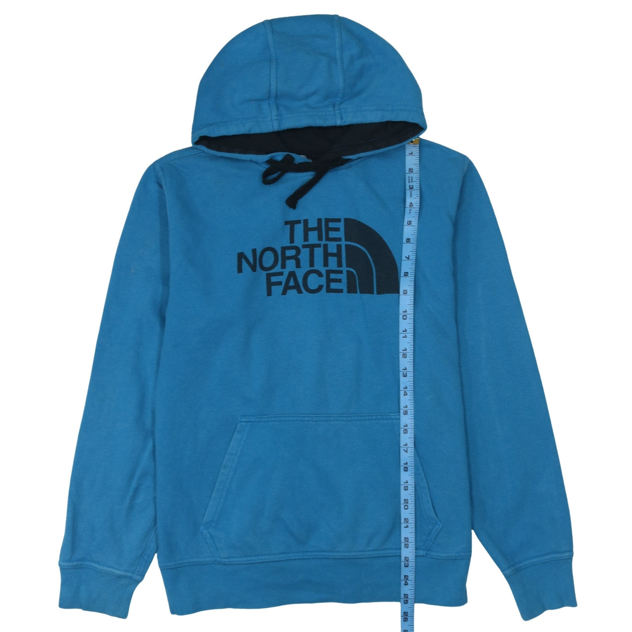 Mens UK Size S The North Face Blue Pullover Hoodie