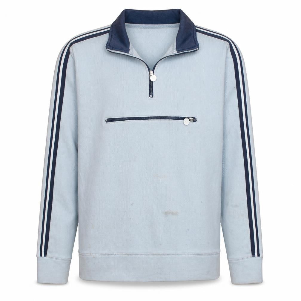 Mens UK Size M Nike Blue 1/2 Zip Sweatshirt