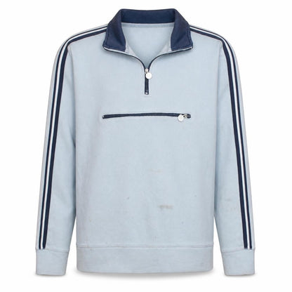 Mens UK Size M Nike Blue 1/2 Zip Sweatshirt
