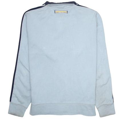 Mens UK Size M Nike Blue 1/2 Zip Sweatshirt