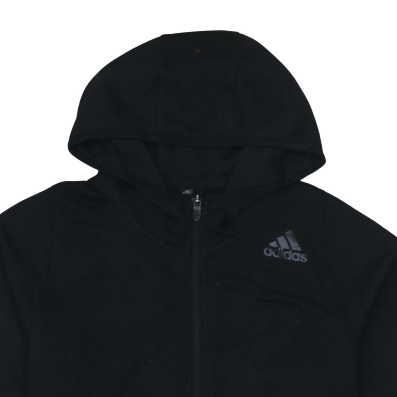 Mens UK Size M adidas Black Full Zip Hoodie