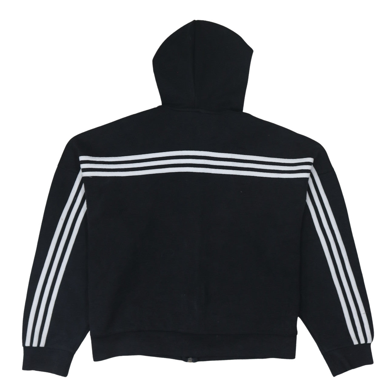 Womens UK Size L adidas Black Full Zip Hoodie