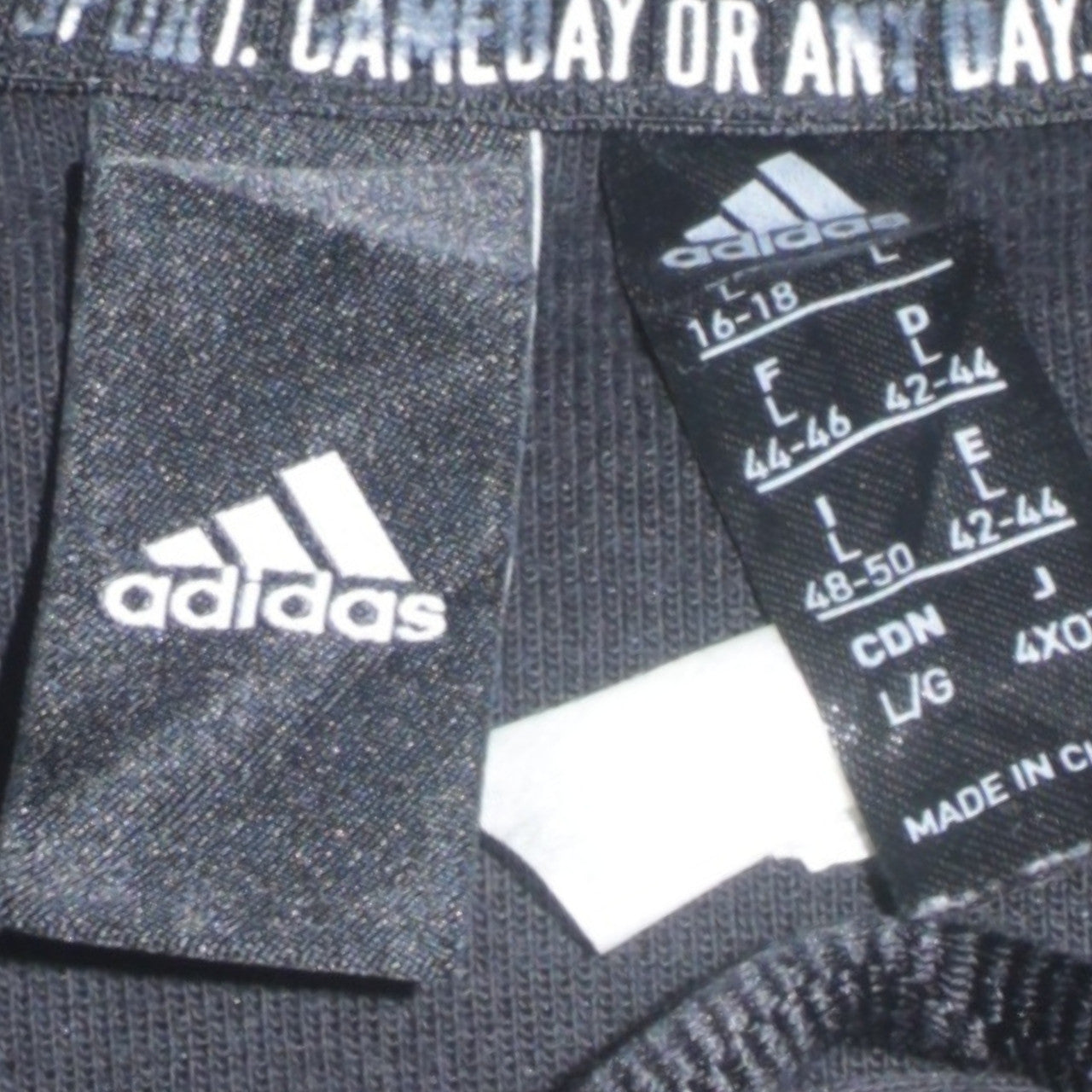 Womens UK Size L adidas Black Full Zip Hoodie