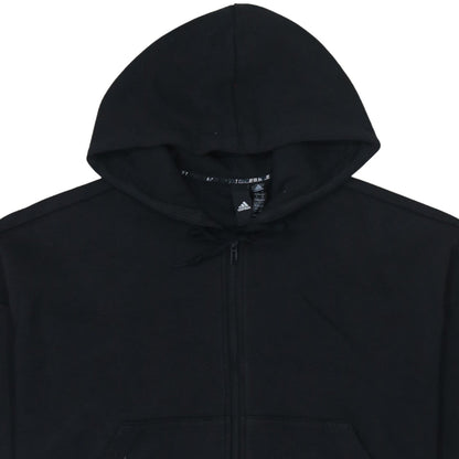 Womens UK Size L adidas Black Full Zip Hoodie