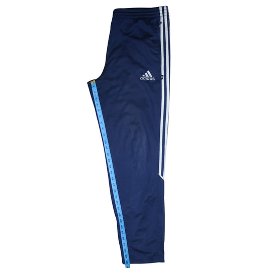 Mens UK Size M adidas Regular Fit Track Pants Blue Trousers