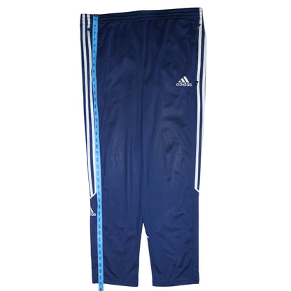 Mens UK Size M adidas Regular Fit Track Pants Blue Trousers