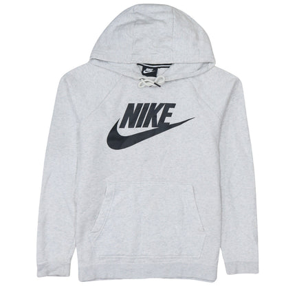 Womens UK Size S Nike Grey Pullover Hoodie