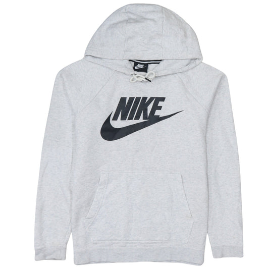 Womens UK Size S Nike Grey Pullover Hoodie