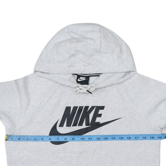 Womens UK Size S Nike Grey Pullover Hoodie