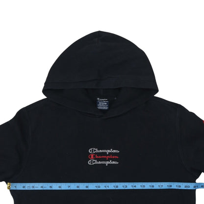 Mens UK Size M Champion Black Pullover Hoodie