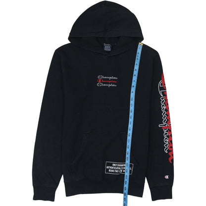 Mens UK Size M Champion Black Pullover Hoodie