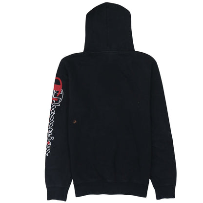 Mens UK Size M Champion Black Pullover Hoodie