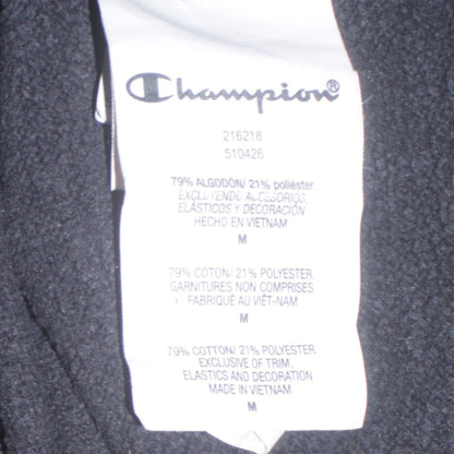 Mens UK Size M Champion Black Pullover Hoodie