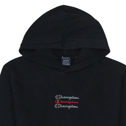 Mens UK Size M Champion Black Pullover Hoodie