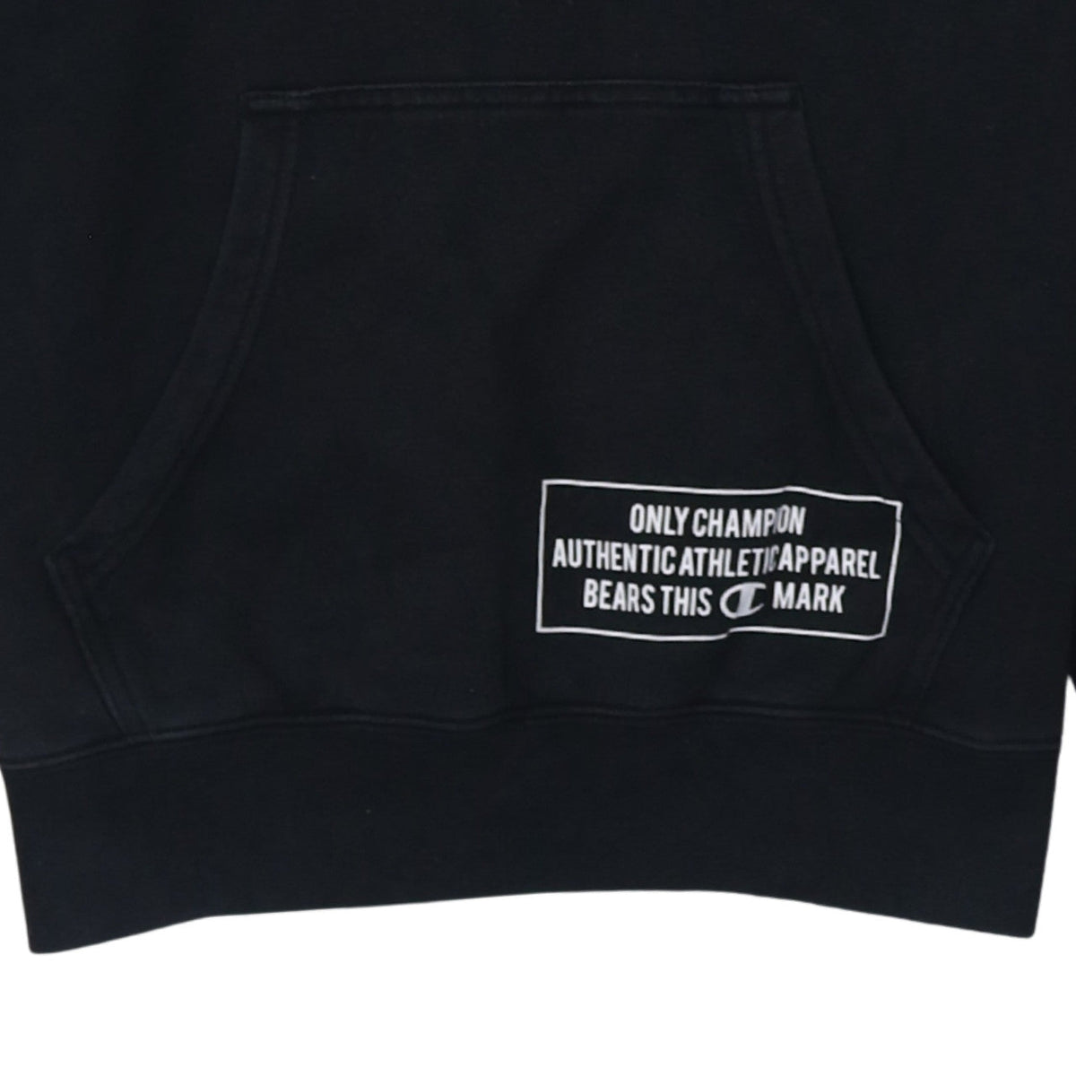 Mens UK Size M Champion Black Pullover Hoodie