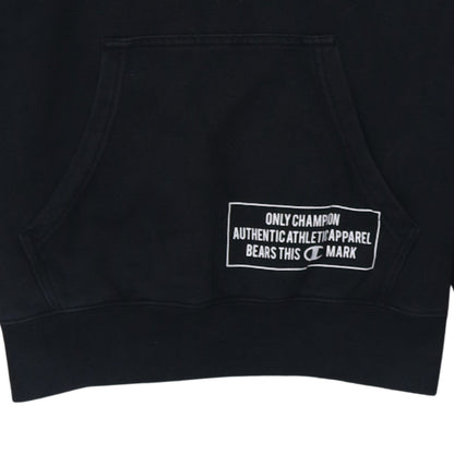 Mens UK Size M Champion Black Pullover Hoodie