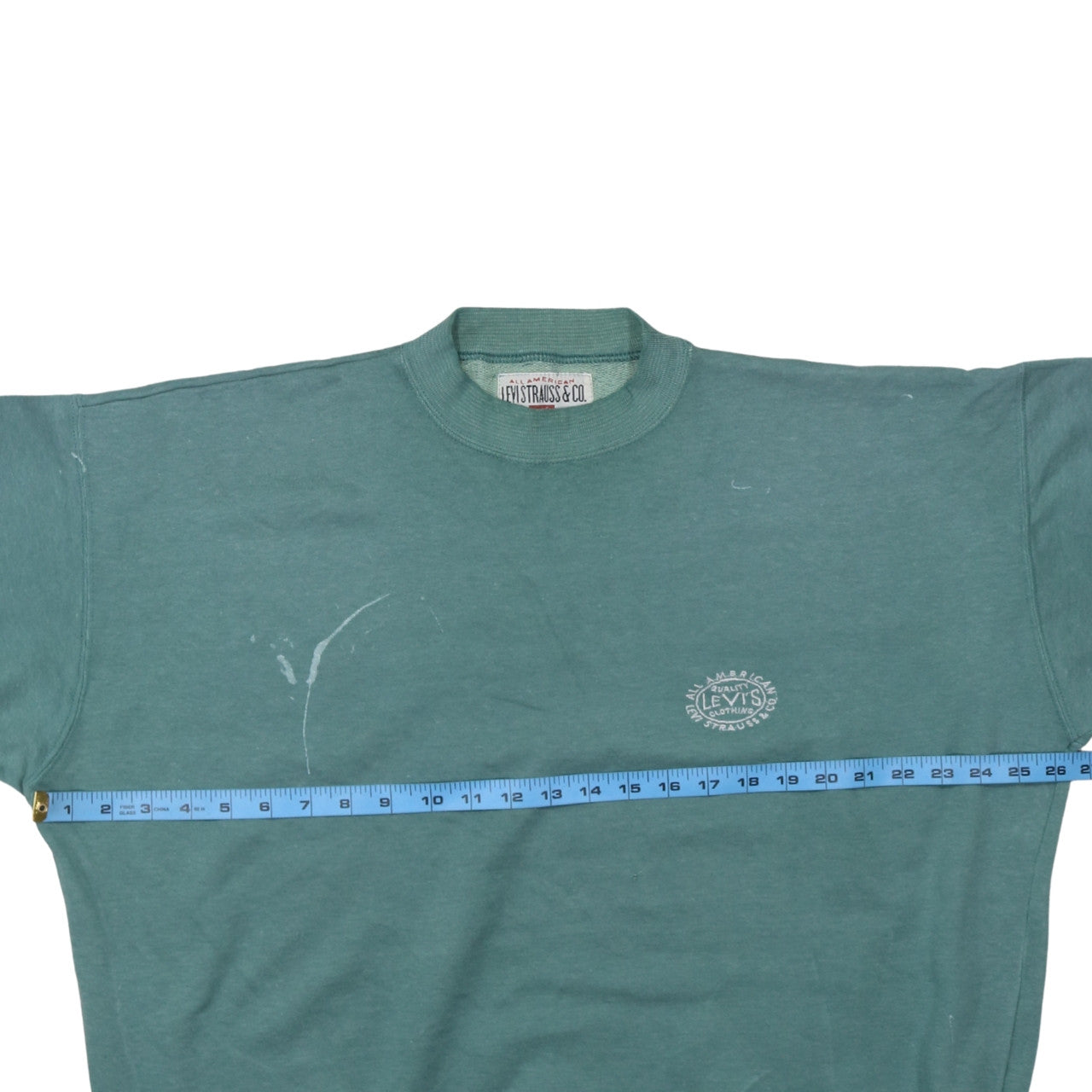 Womens UK Size L Levi's Green Pullover Sweatshirt