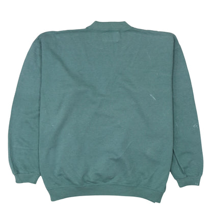 Womens UK Size L Levi's Green Pullover Sweatshirt