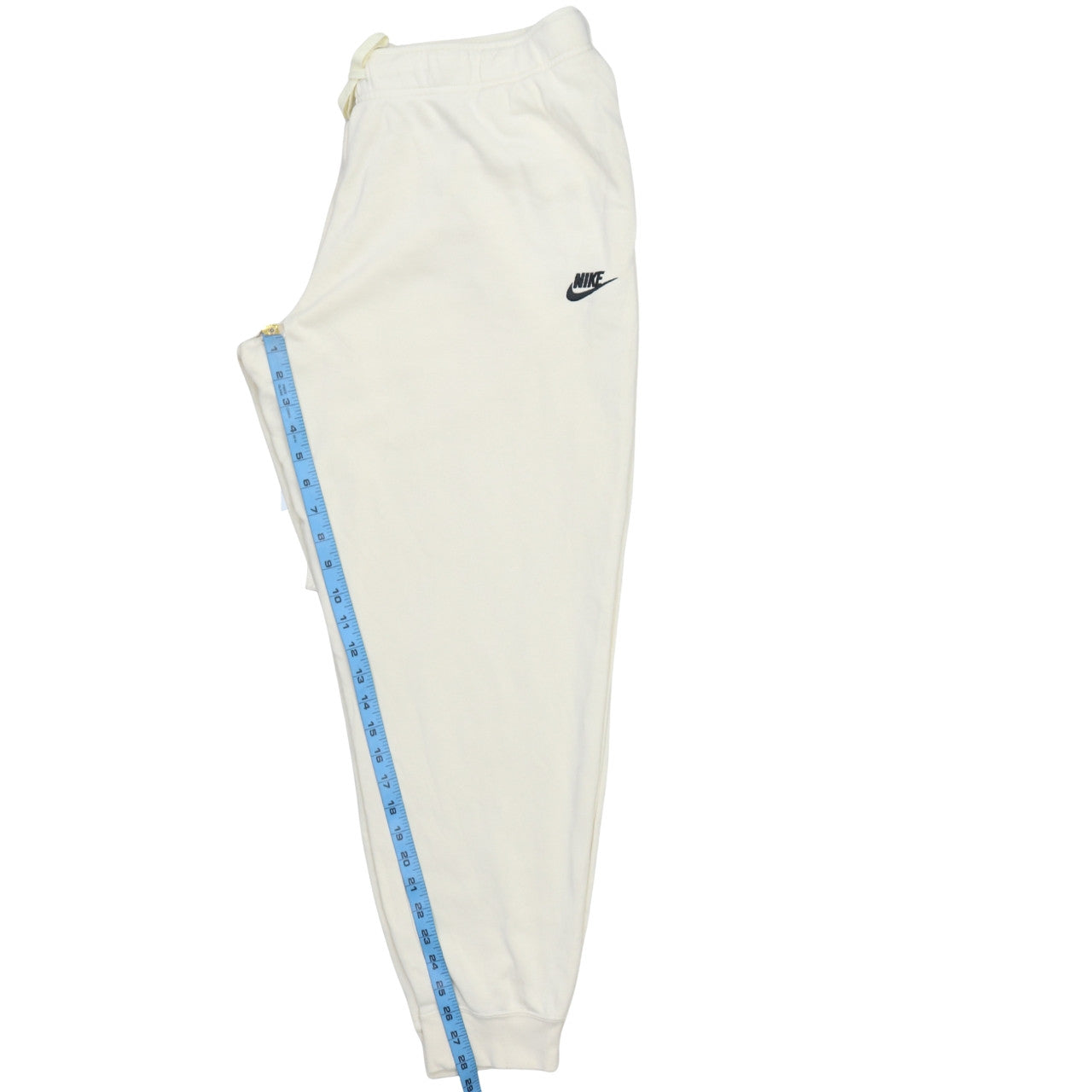 Womens UK Size XL Nike Regular Fit Jogger Ivory Trousers
