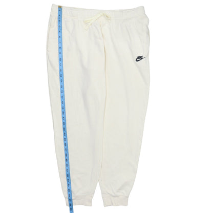 Womens UK Size XL Nike Regular Fit Jogger Ivory Trousers