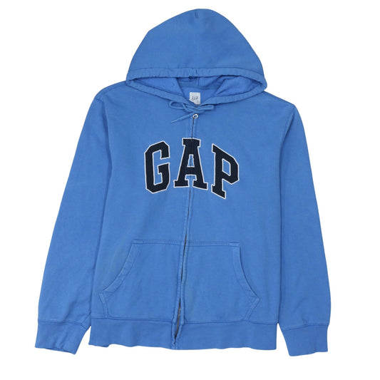 Womens UK Size XL Gap Blue Full Zip Hoodie