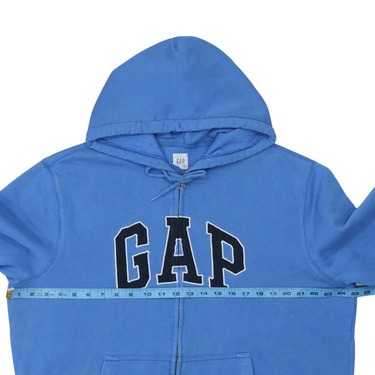 Womens UK Size XL Gap Blue Full Zip Hoodie