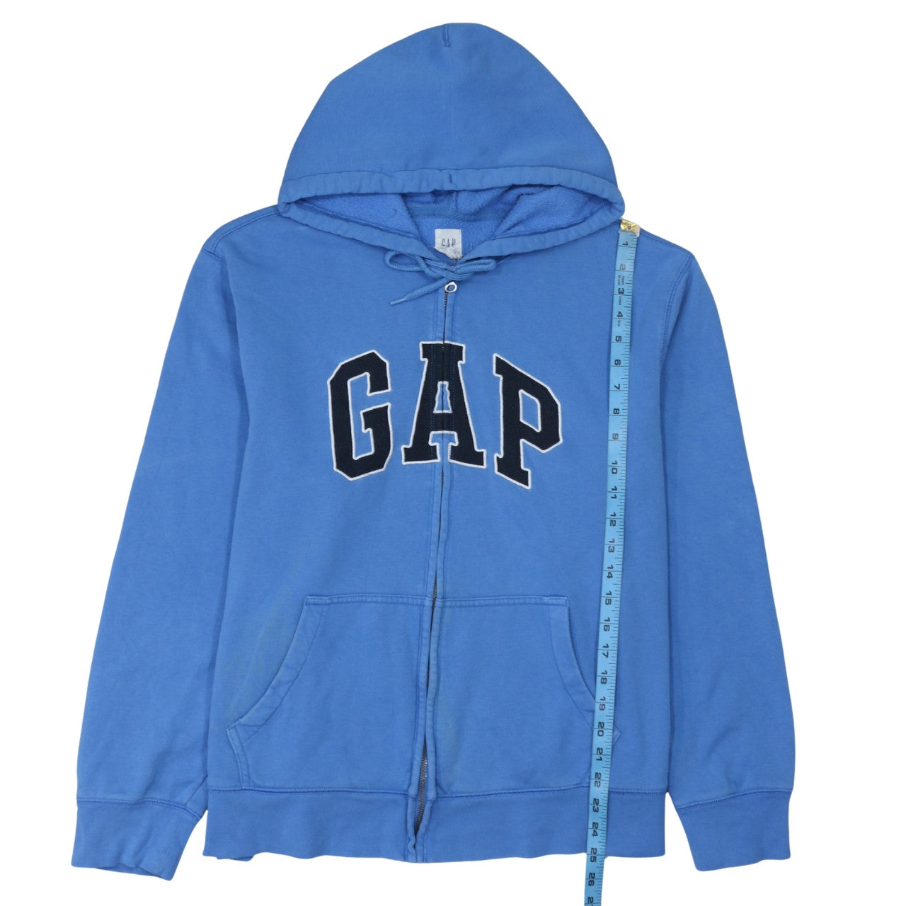 Womens UK Size XL Gap Blue Full Zip Hoodie