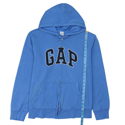 Womens UK Size XL Gap Blue Full Zip Hoodie