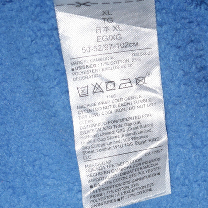 Womens UK Size XL Gap Blue Full Zip Hoodie
